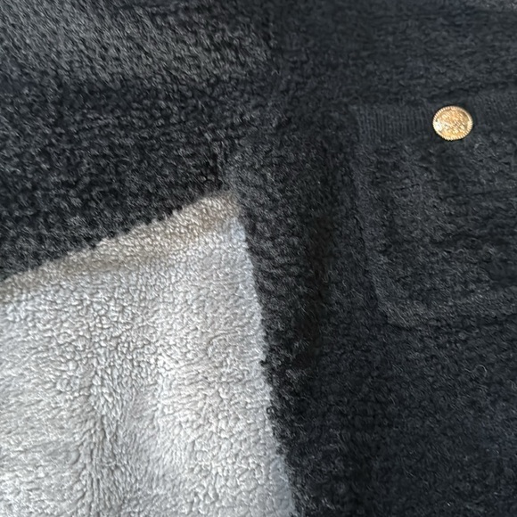 Line & Dot Khloe Boucle Cardigan - Black Small - Picture 5 of 8